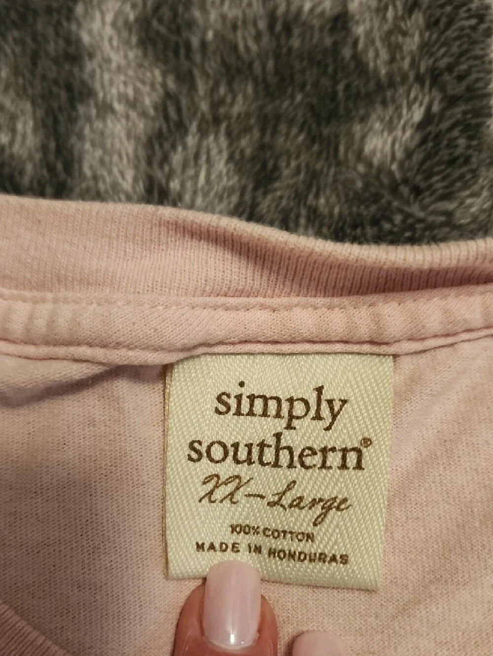 Simply Southern Women's Pink OBX Graphic Short Sleeve Tee - Picture 4 of 4